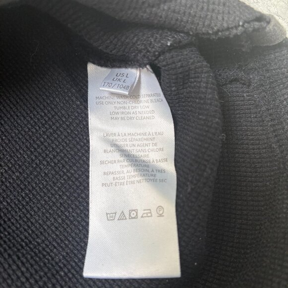 Free People We the Free Tasha Thermal Top Long Sleeve Waffle KniBlack Gray Large - Picture 11 of 12